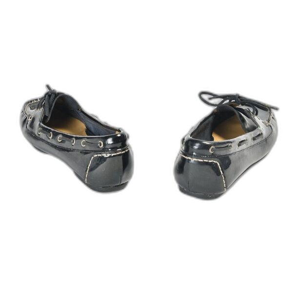 Sperry Top-Sider Black Patent Leather Loafers Sz 7.5 {EX+} - Picture 4 of 6